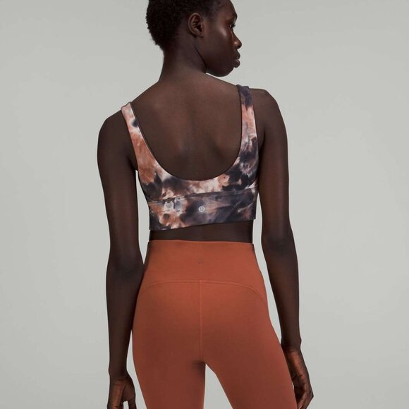 NWT Lululemon Align Bra A/B Cup, 6, Diamond Dye Seashell Smoky Topaz/Grey - Picture 4 of 9